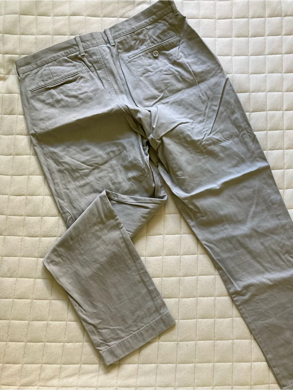 J. Crew Men's Light Gray Chinos